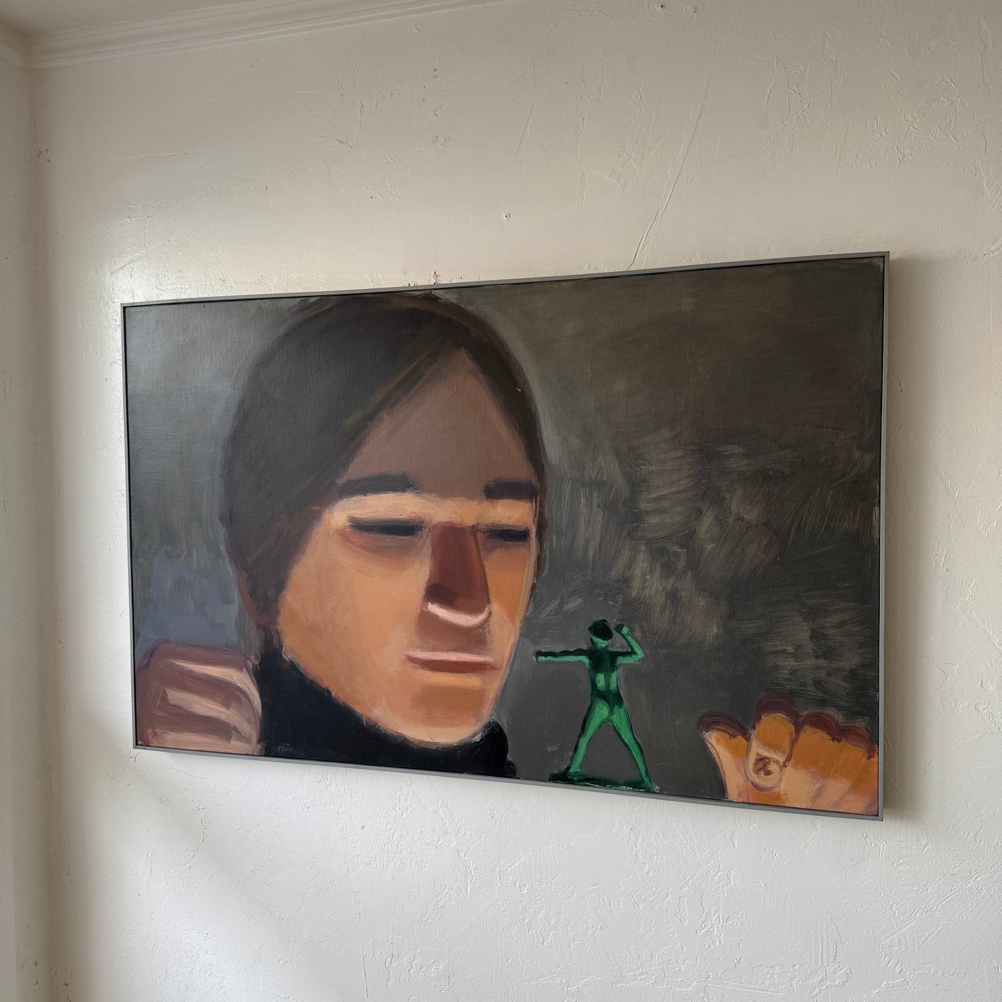 John Opie Expressive Acrylic Portrait Painting