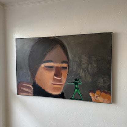John Opie Expressive Acrylic Portrait Painting
