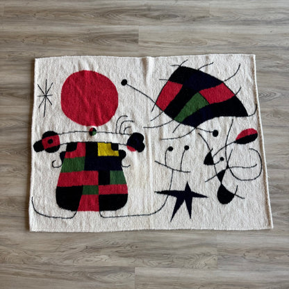 Vintage 1960’s Joan Miro style Wall Tapestry