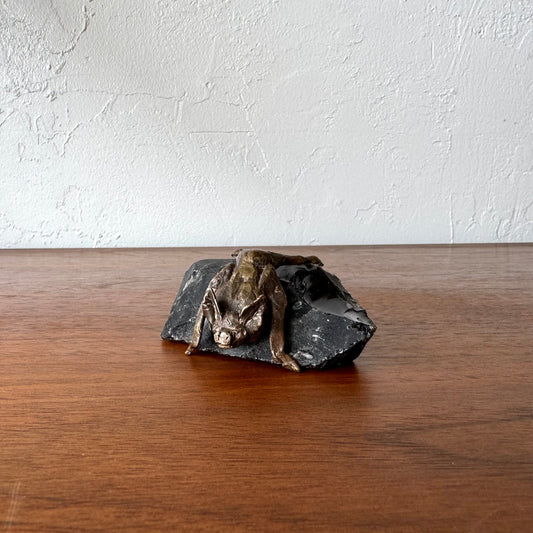 Susan Opie Figurative Bat Bronze Sculpture