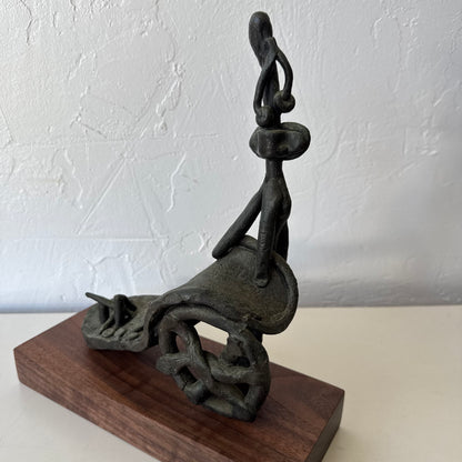 Susan Opie Abstract Bronze Sculpture, 1960’s