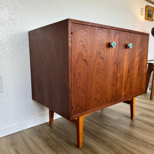 Scandinavian Small Teak Credenza
