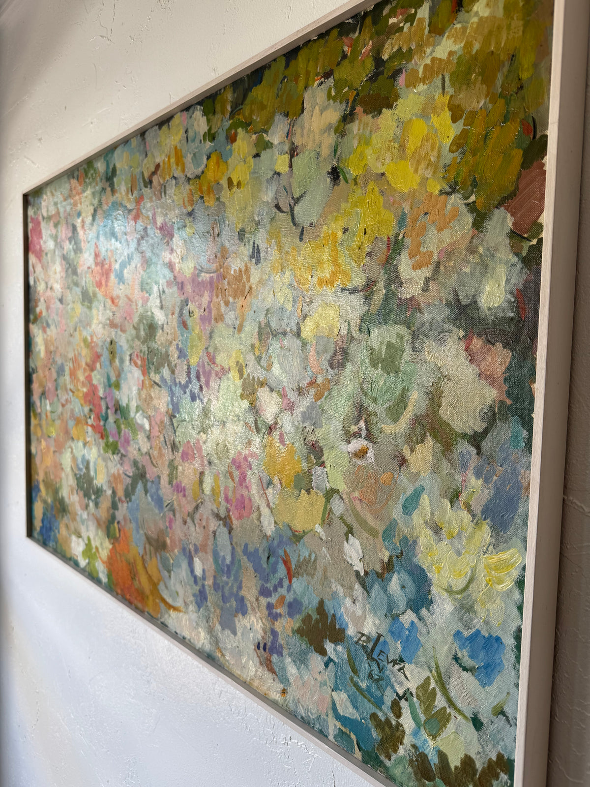 Ray Levra Abstract Colorfield Oil Painting