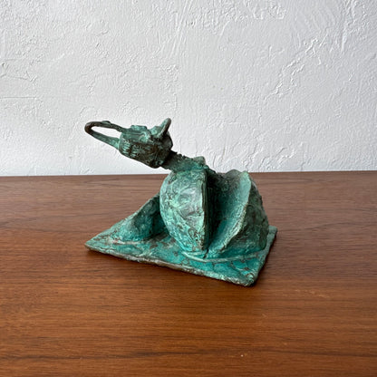 Susan Opie Self Portrait Bronze Sculpture