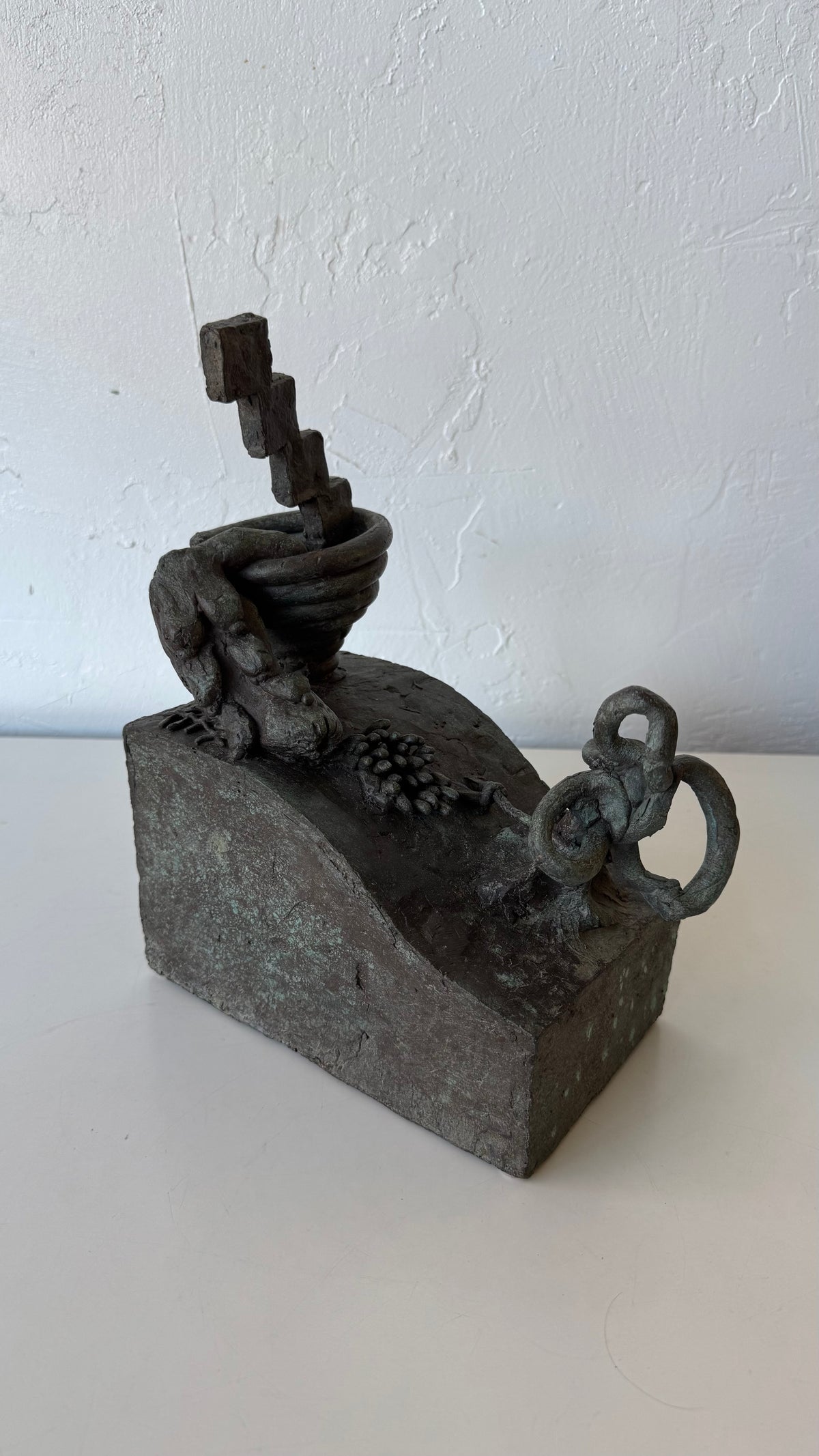 Susan Opie Abstract Bronze Sculpture, 1960’s