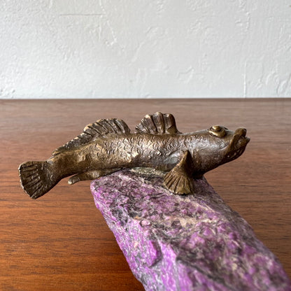 Susan Opie Figurative Fish Bronze Sculpture