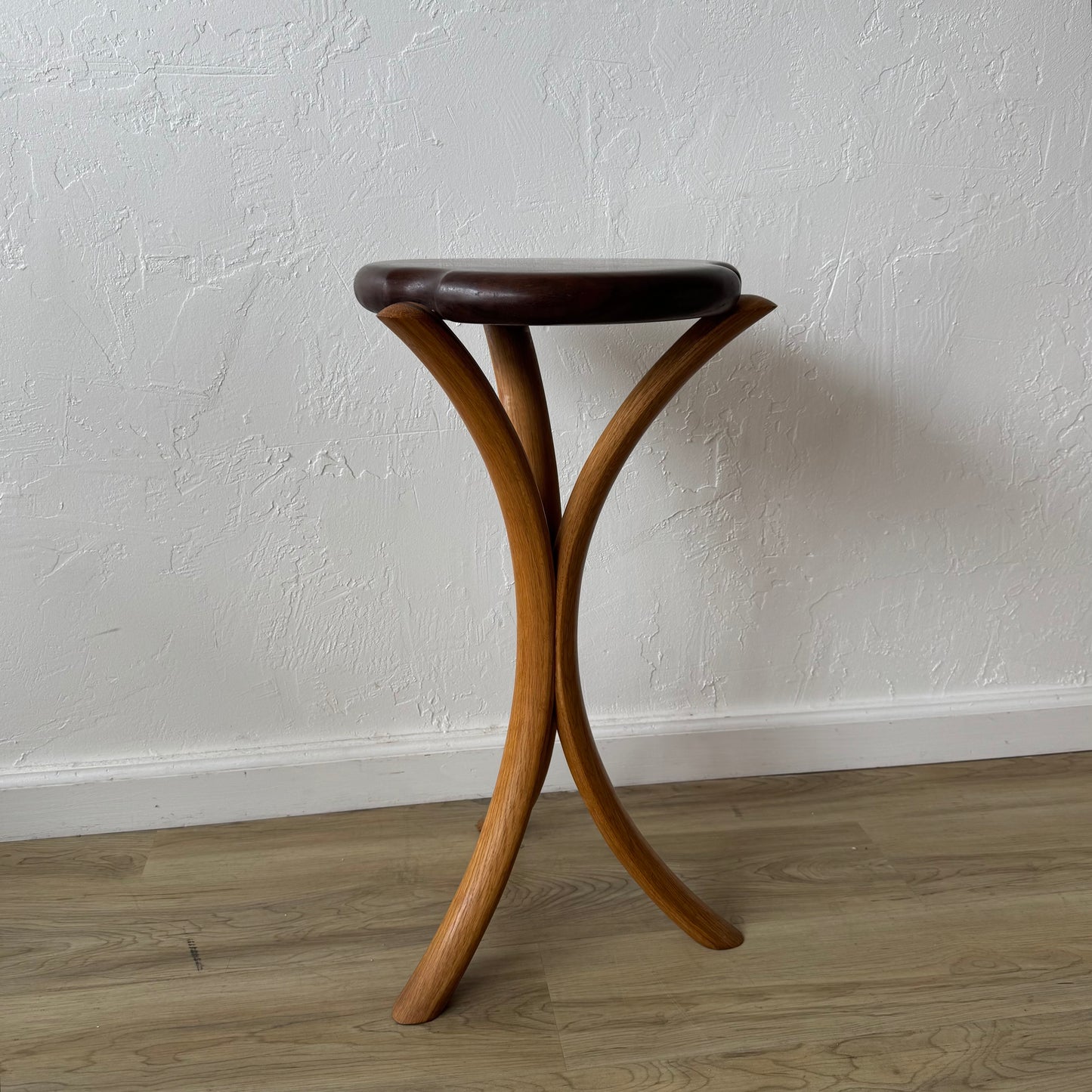 James Nason Oregon Black Walnut + Oak Counter Stool or Pedestal