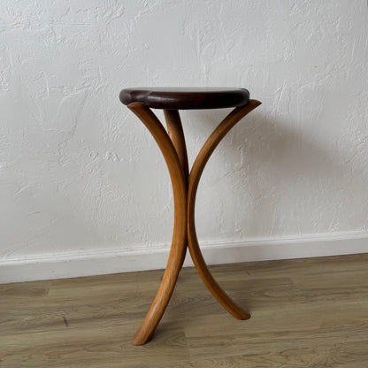 James Nason Oregon Black Walnut + Oak Counter Stool or Pedestal