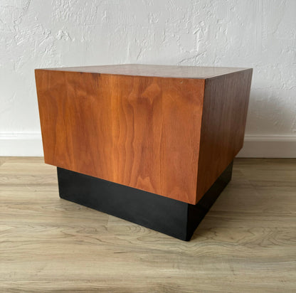 Martin Borenstein | Mid Century Walnut End Table / Pedestal