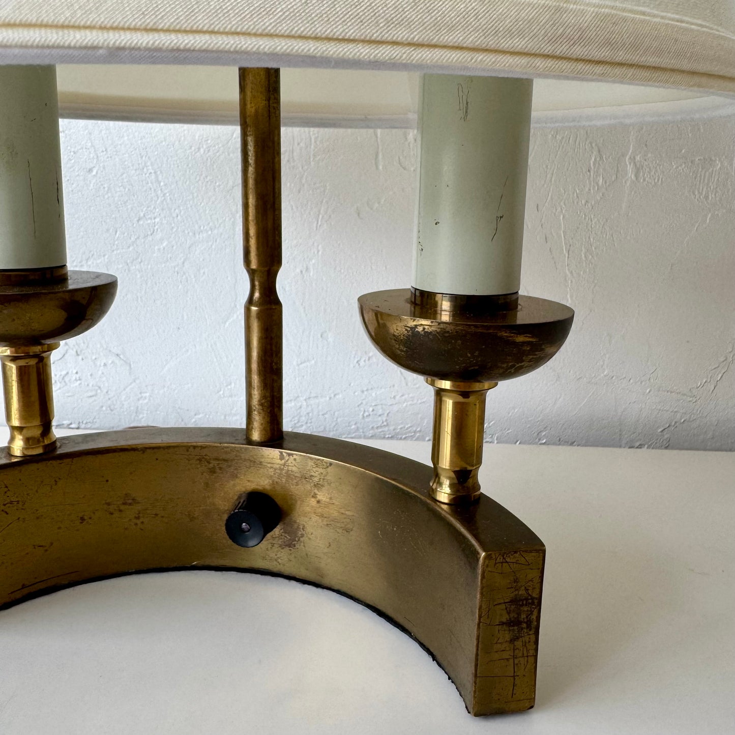 1940/50s Solid Brass Table Lamp