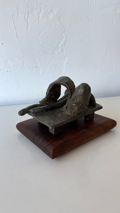 Susan Opie Abstract Bronze Sculpture, 1960’s