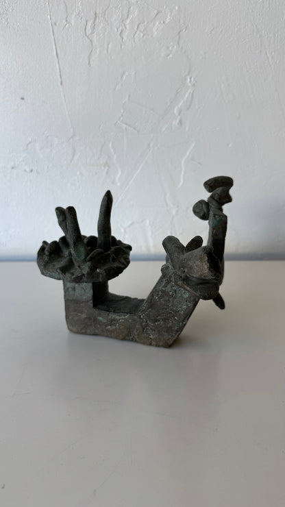 Susan Opie Abstract Bronze Sculpture, 1960’s