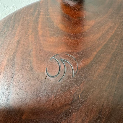 James Nason Oregon Black Walnut + Oak Counter Stool or Pedestal