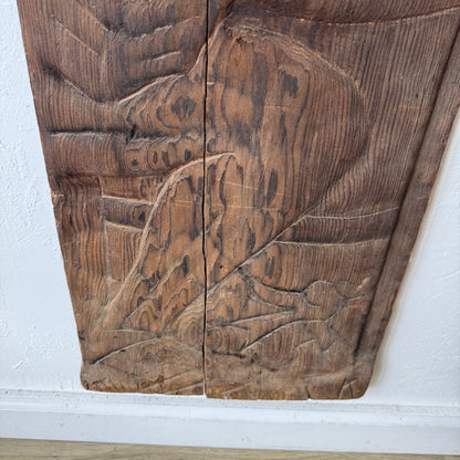 1930/40’s WPA Era Minotaur Woodcarving Panel