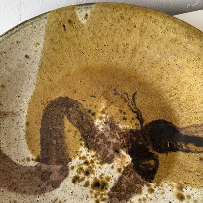 Large Studio Pottery Ceramic Charger