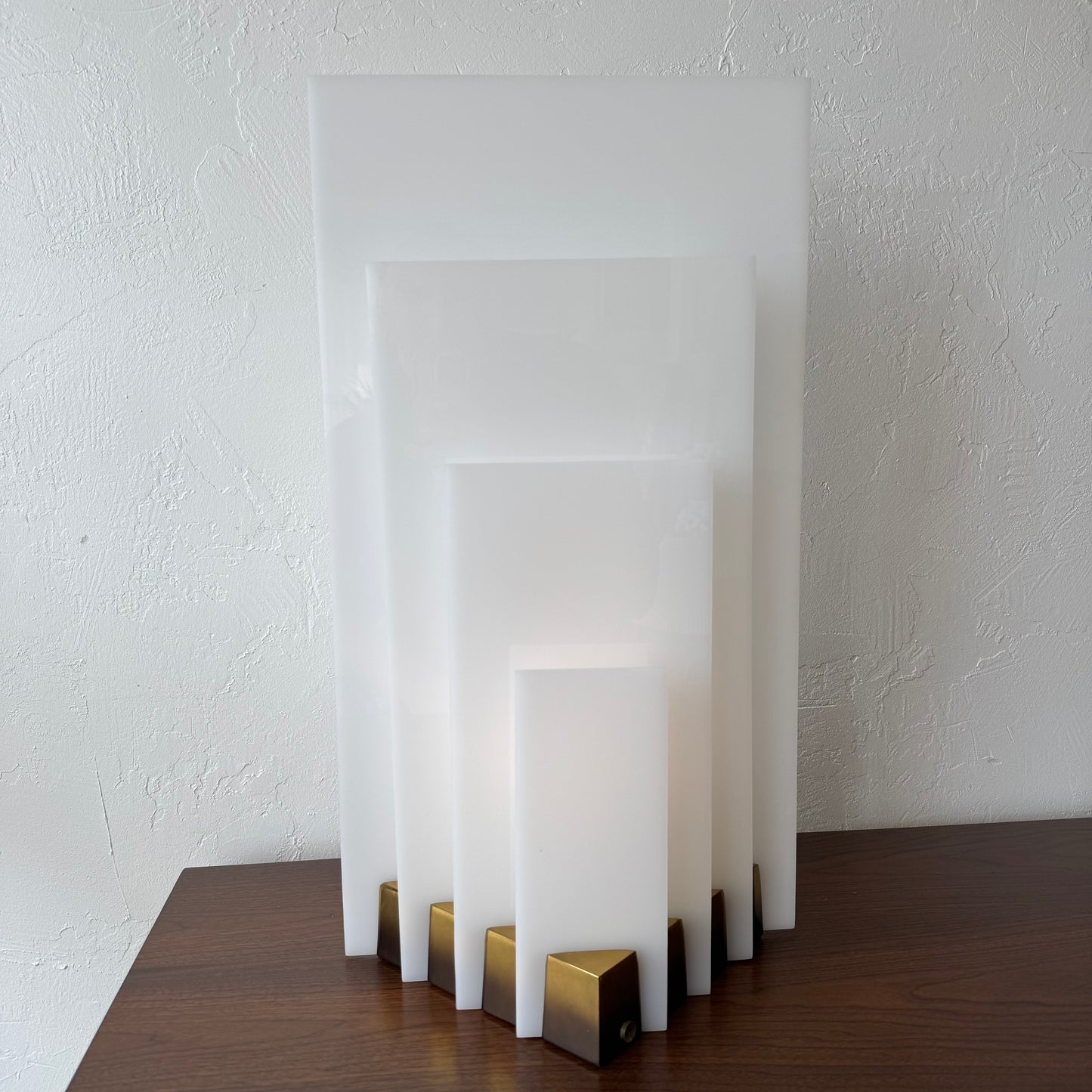Westwood Industries Brass + Acrylic Table Lamp