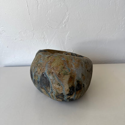 Mary Hindman Ceramic Stacked Rock Sculpture