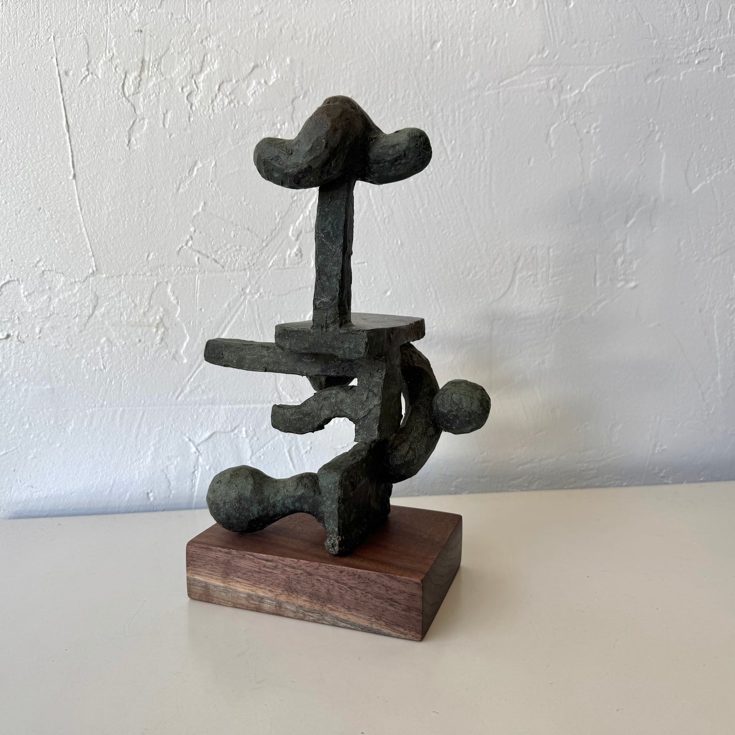 Susan Opie Abstract Bronze Sculpture, 1960’s