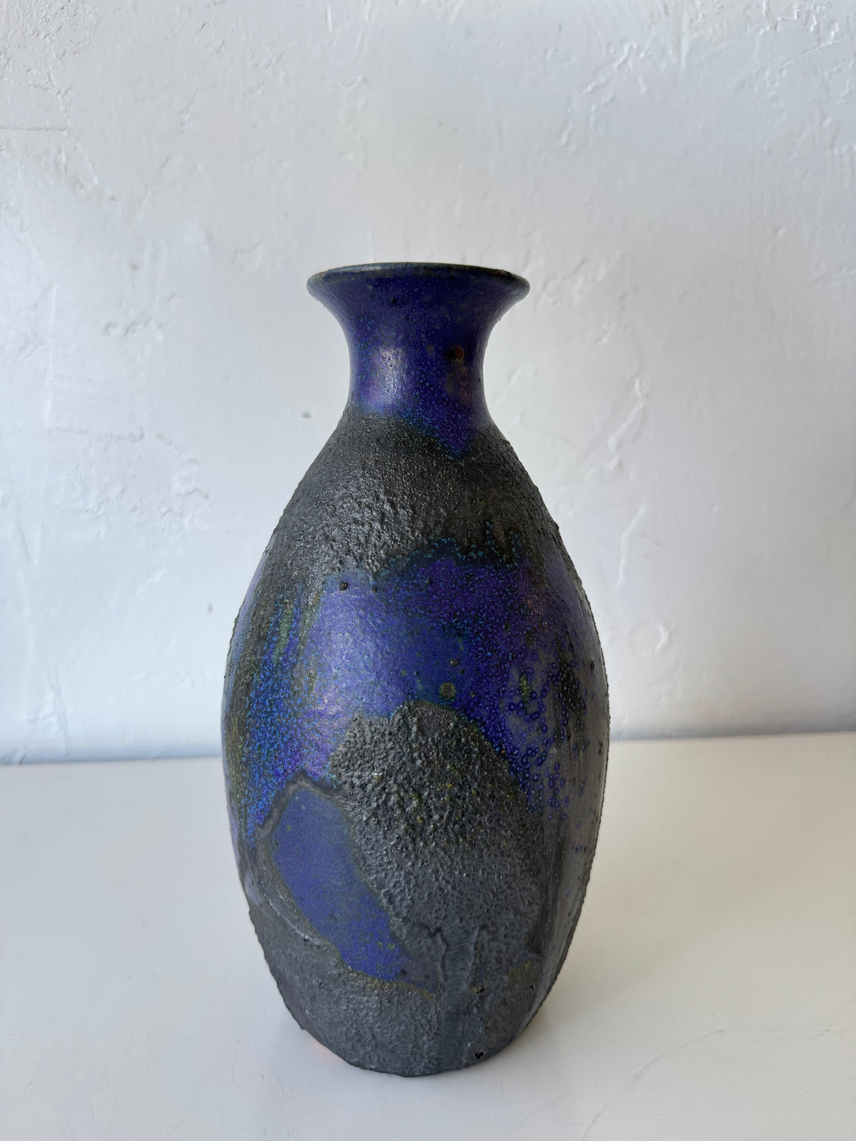 Michael Cohen Studio Pottery Cobalt Glaze Vase
