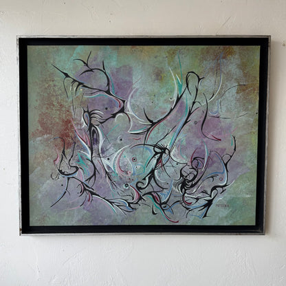 Albert Patecky Abstract Oil Painting