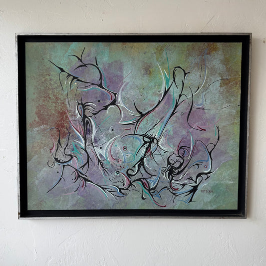 Albert Patecky Abstract Oil Painting