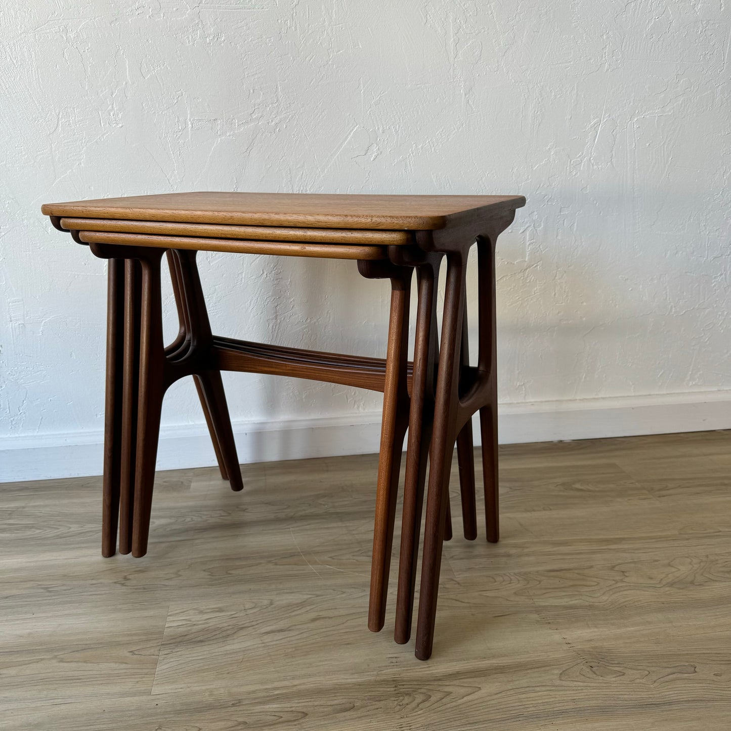 Erling Torvits Danish Teak Nesting Tables, 1950’s