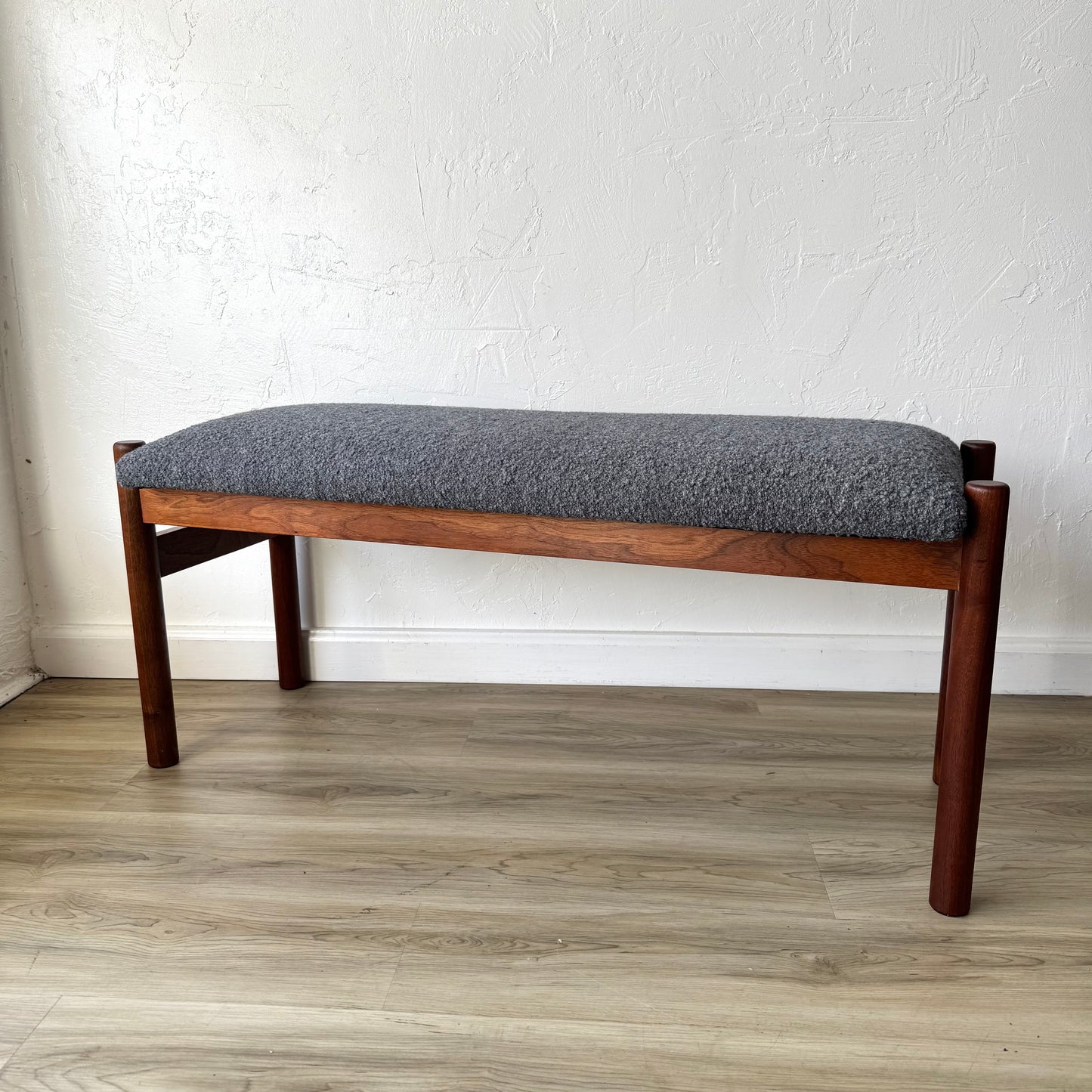 1960’s Mid Century Walnut Bench