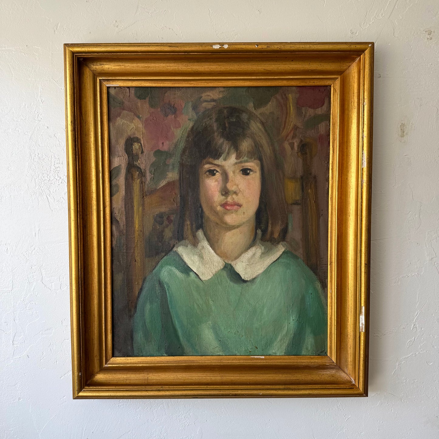 Mary Kunkel Portrait Oil Painting, 1930’s