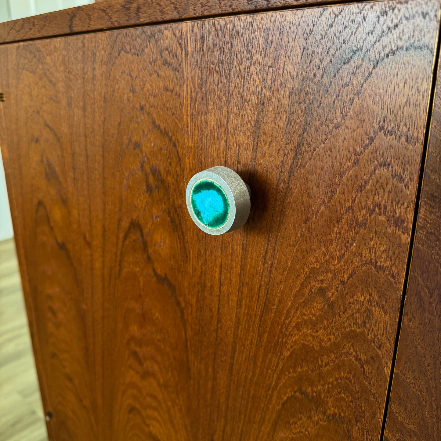 Scandinavian Small Teak Credenza