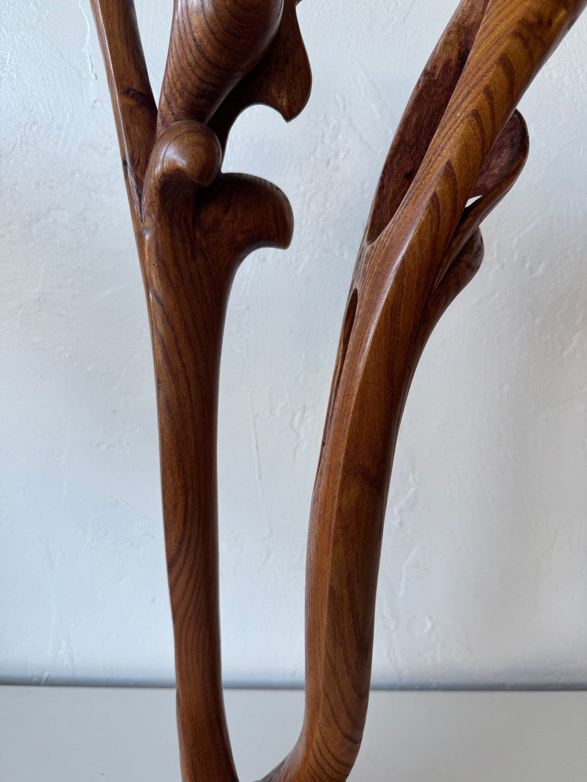 Vernon Albert Organic Abstract White Ash Sculpture