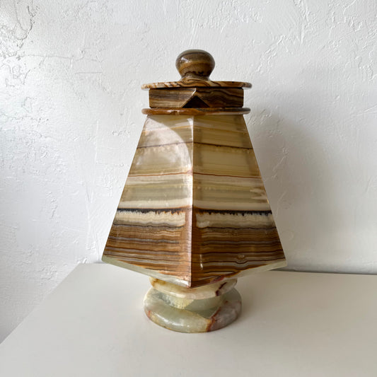 Vintage Onyx Table Lamp