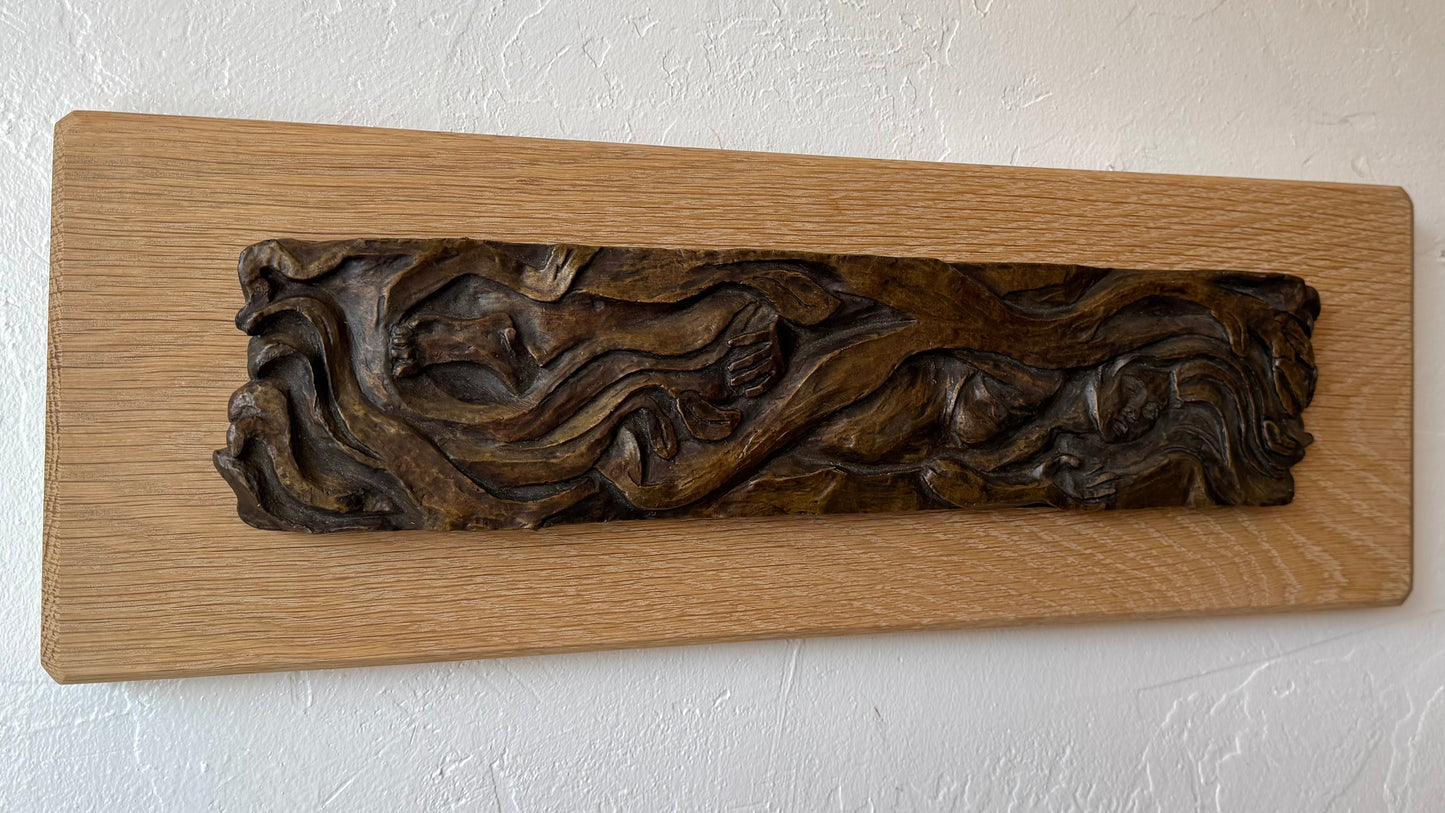 Bronze Wall Hanging Sculpture