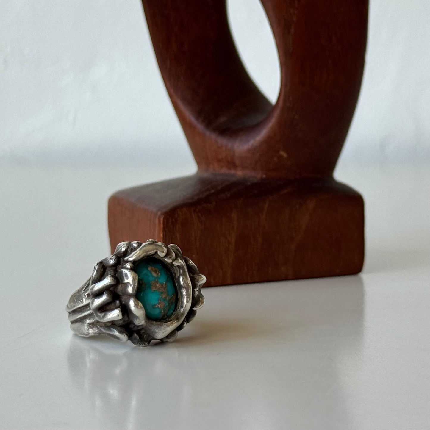 Max Nixon Silver + Turquoise Ring