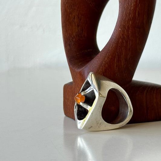 Max Nixon Silver + Opal Ring