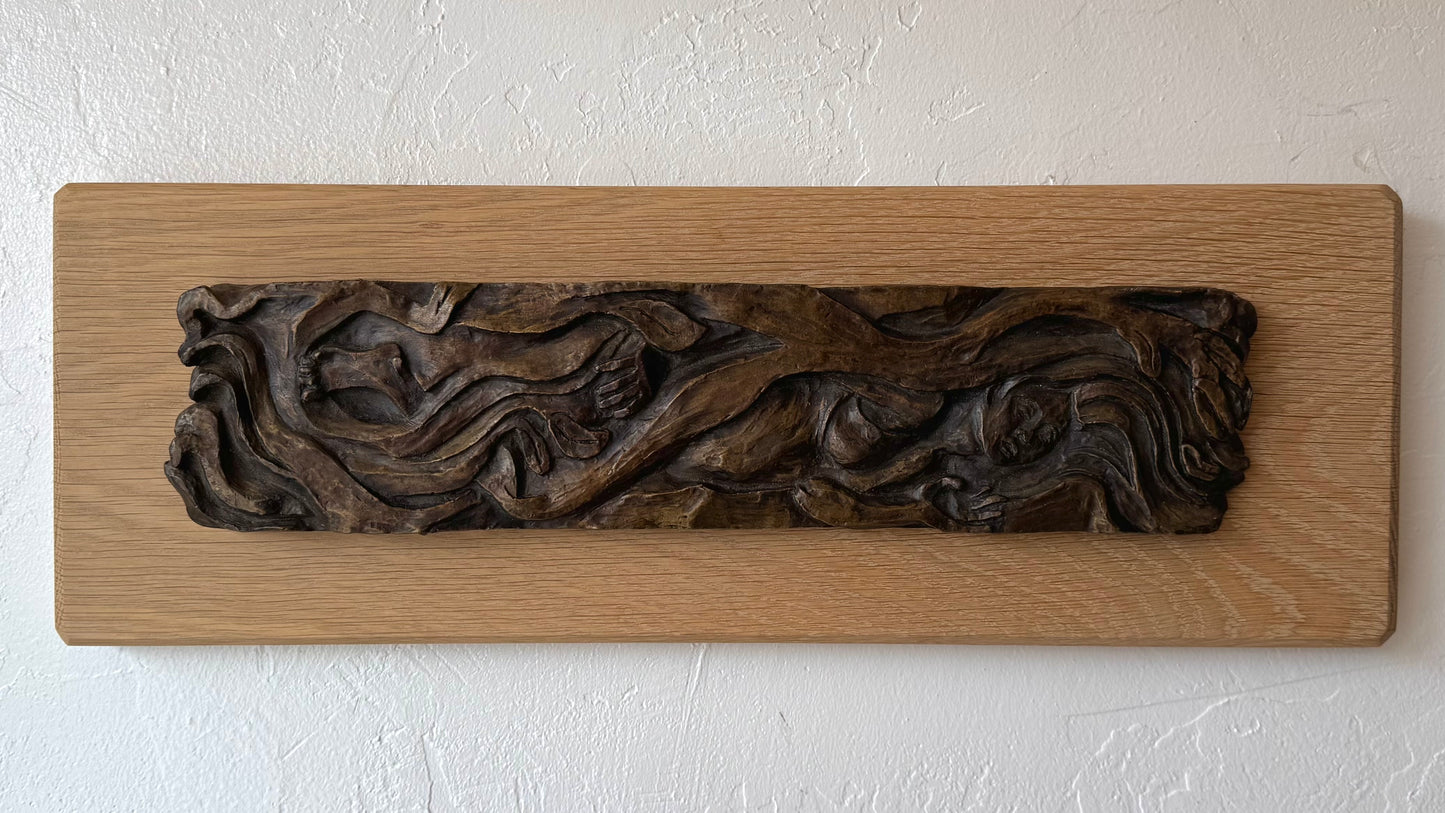 Bronze Wall Hanging Sculpture