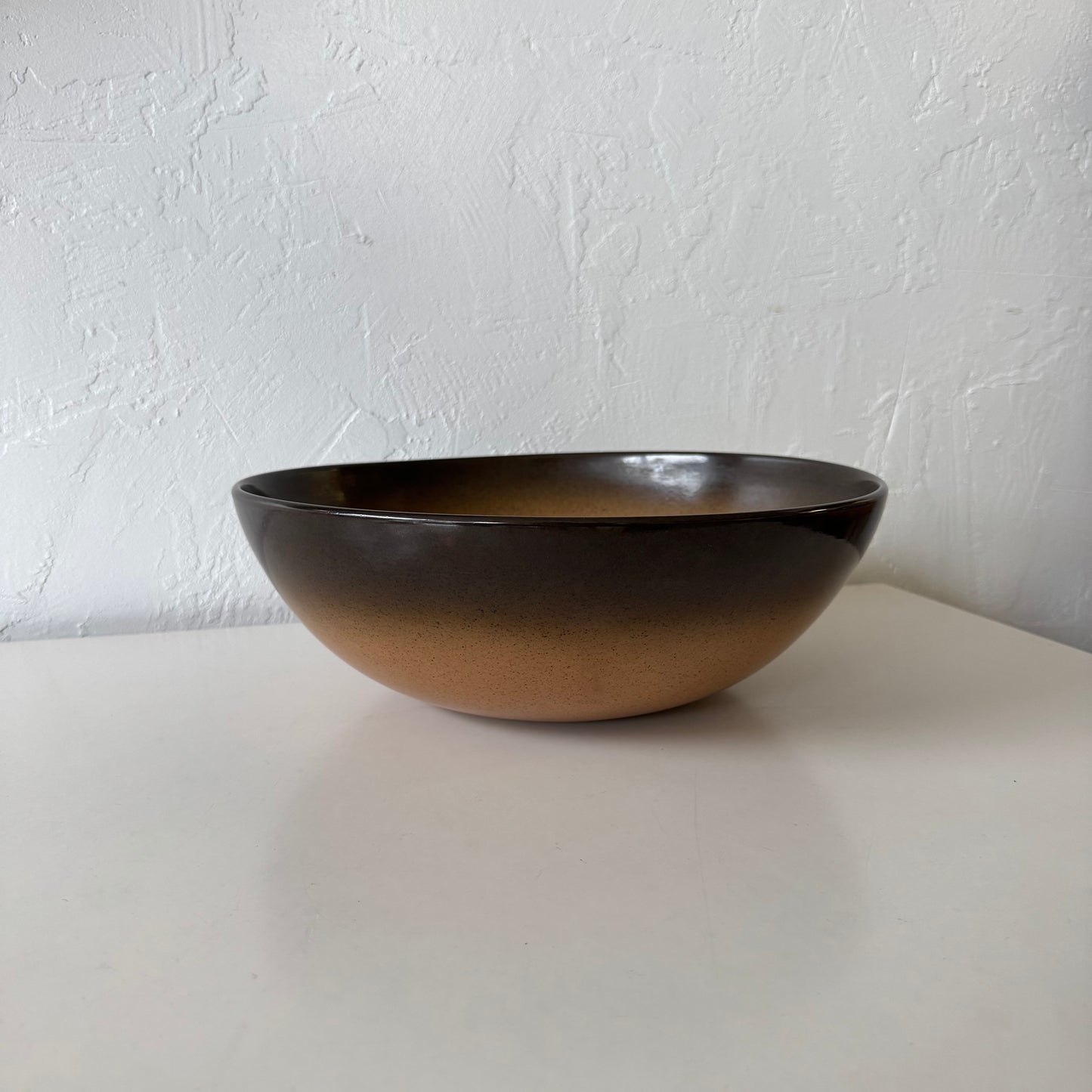 Heath Coupe Brownstone Ceramic Salad Bowl