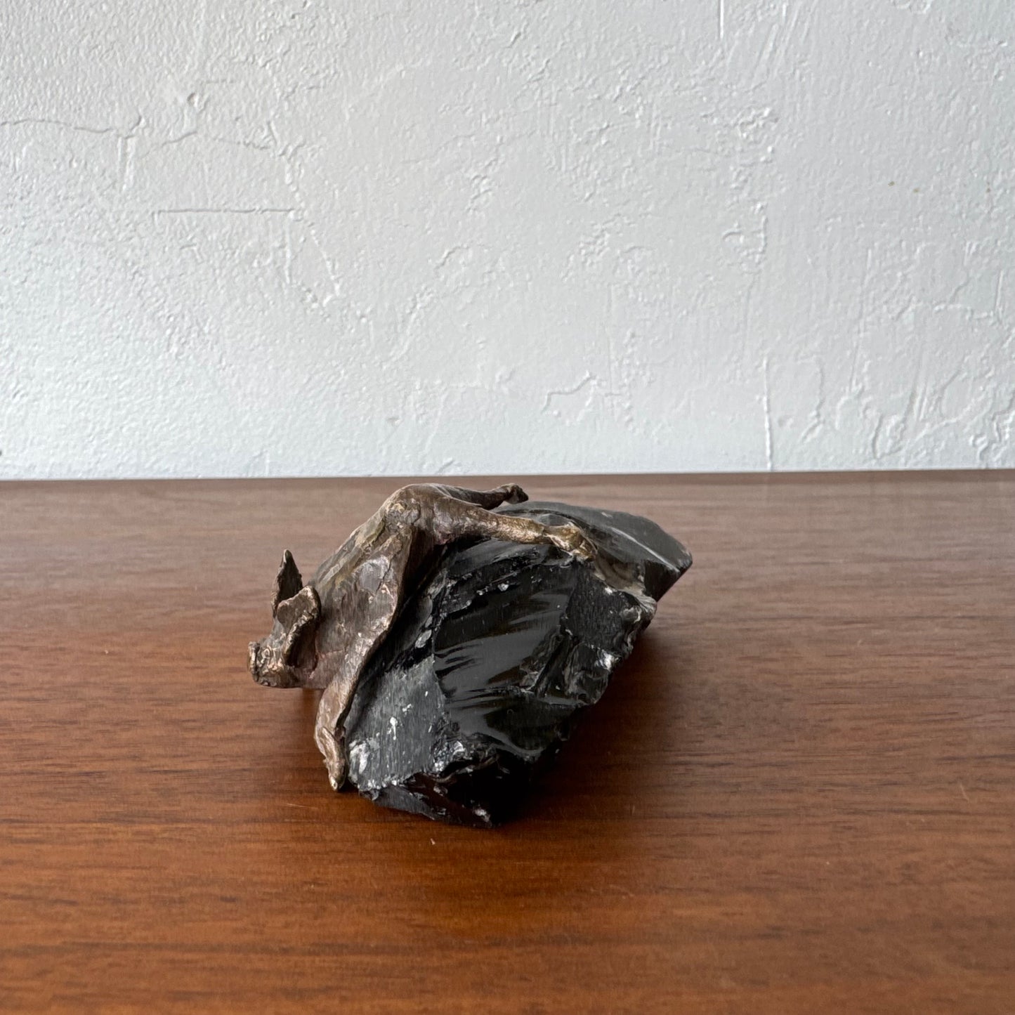 Susan Opie Figurative Bat Bronze Sculpture