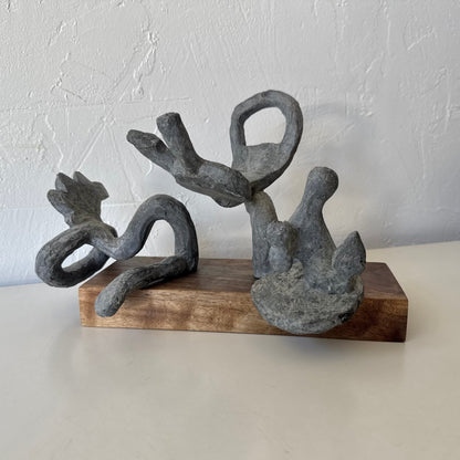 Susan Opie Abstract Lead Sculpture, 1960’s