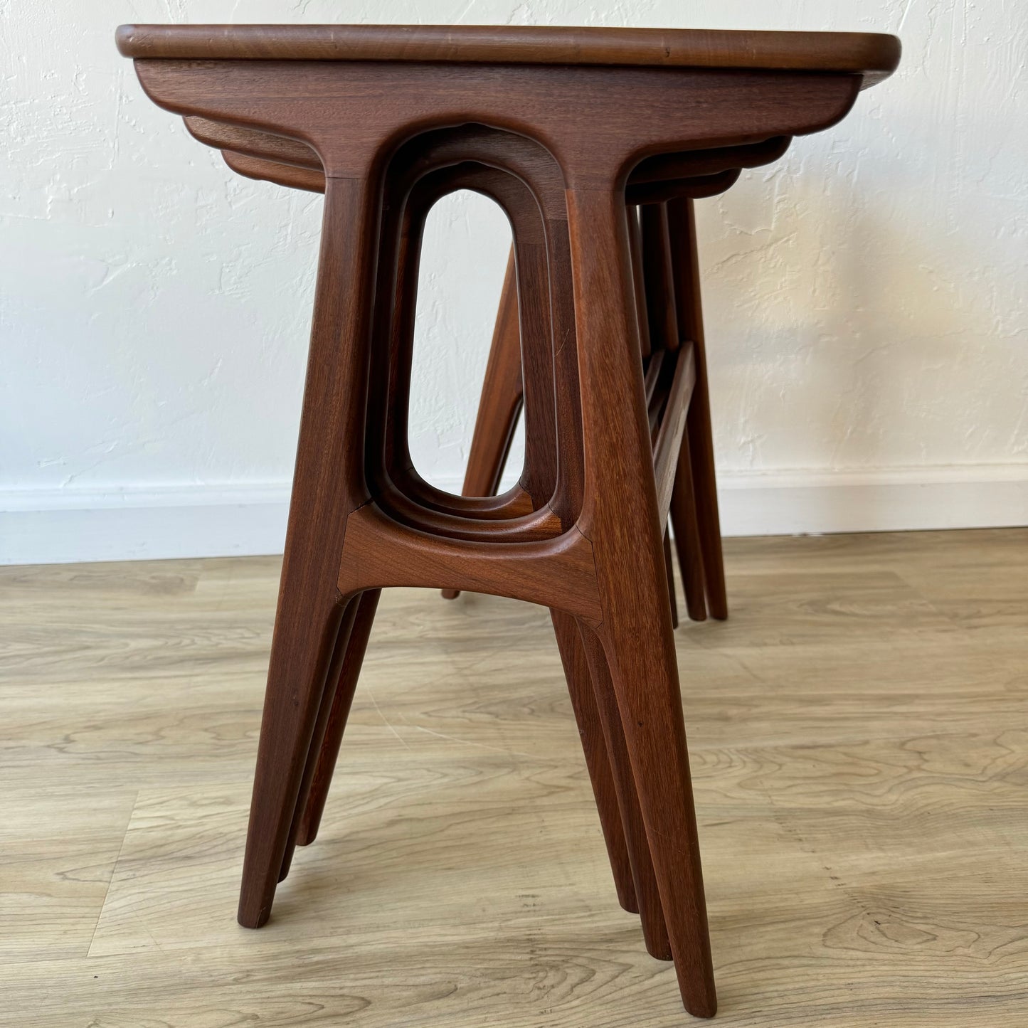 Erling Torvits Danish Teak Nesting Tables, 1950’s