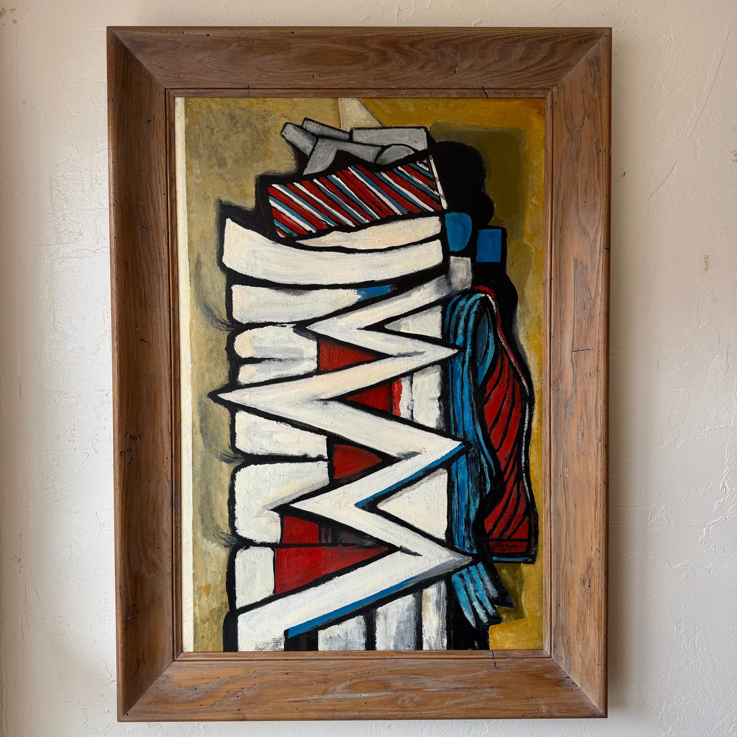 ‘Solid State’ Abstract Surrealist Oil Painting by Jack Hammack
