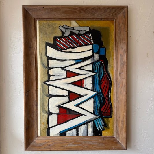 ‘Solid State’ Abstract Surrealist Oil Painting by Jack Hammack