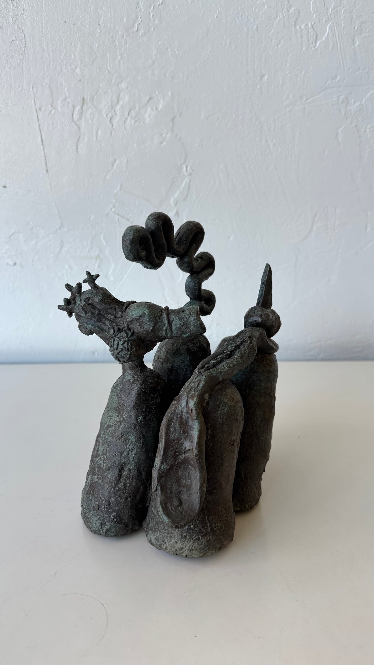 Susan Opie Abstract Bronze Sculpture, 1960’s