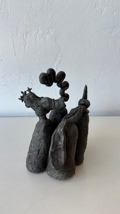 Susan Opie Abstract Bronze Sculpture, 1960’s