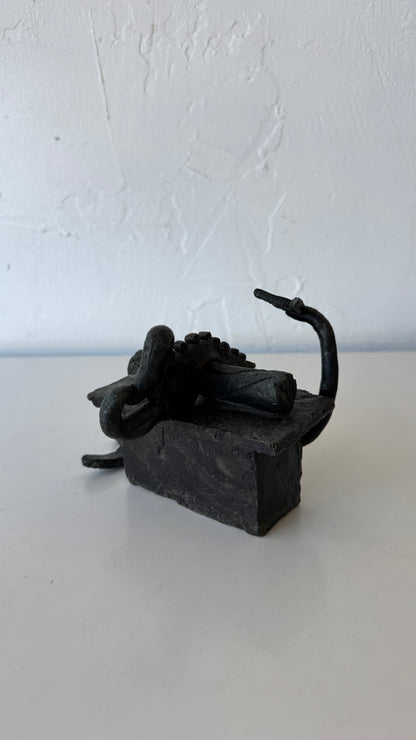 Susan Opie Abstract Bronze Sculpture, 1960’s