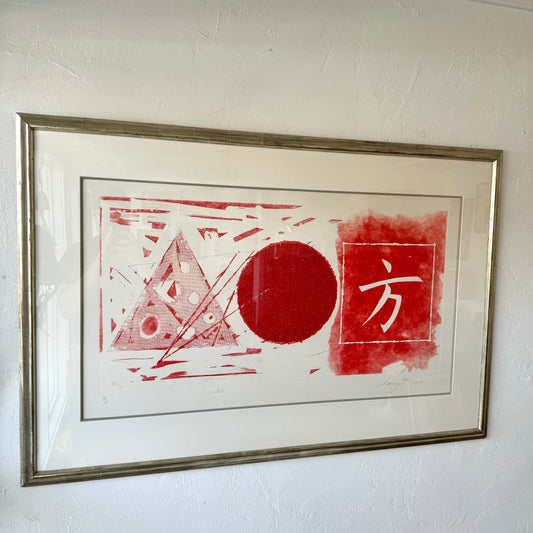 James Rosenquist Star Leg Aquatint Printing