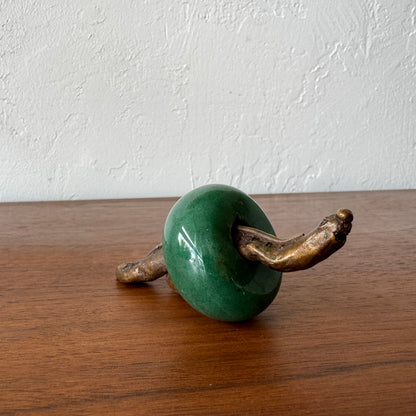 Susan Opie Figurative Snake Bronze Sculpture