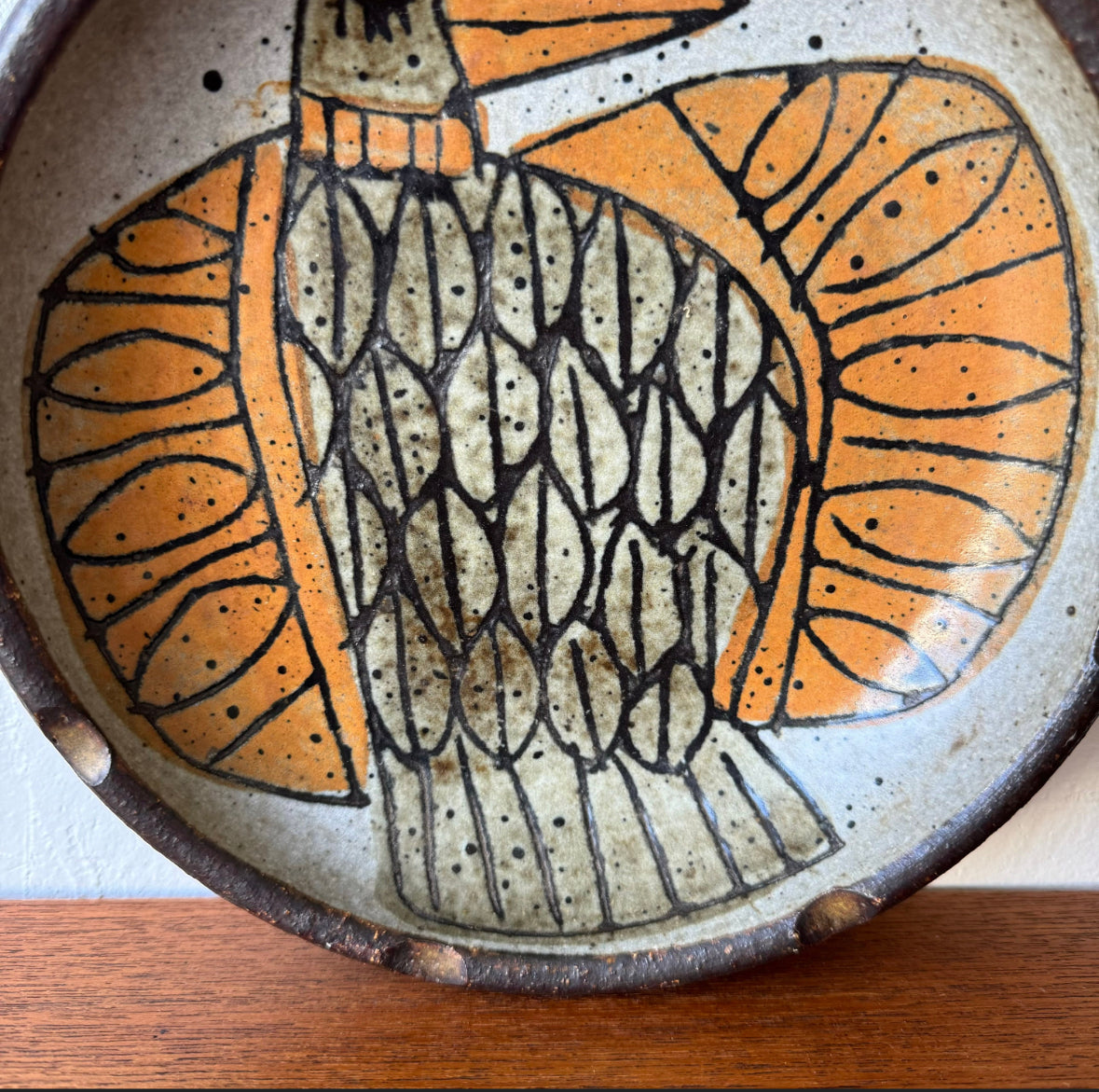 Brent Bennett | California Studio Pottery Bird Bowl