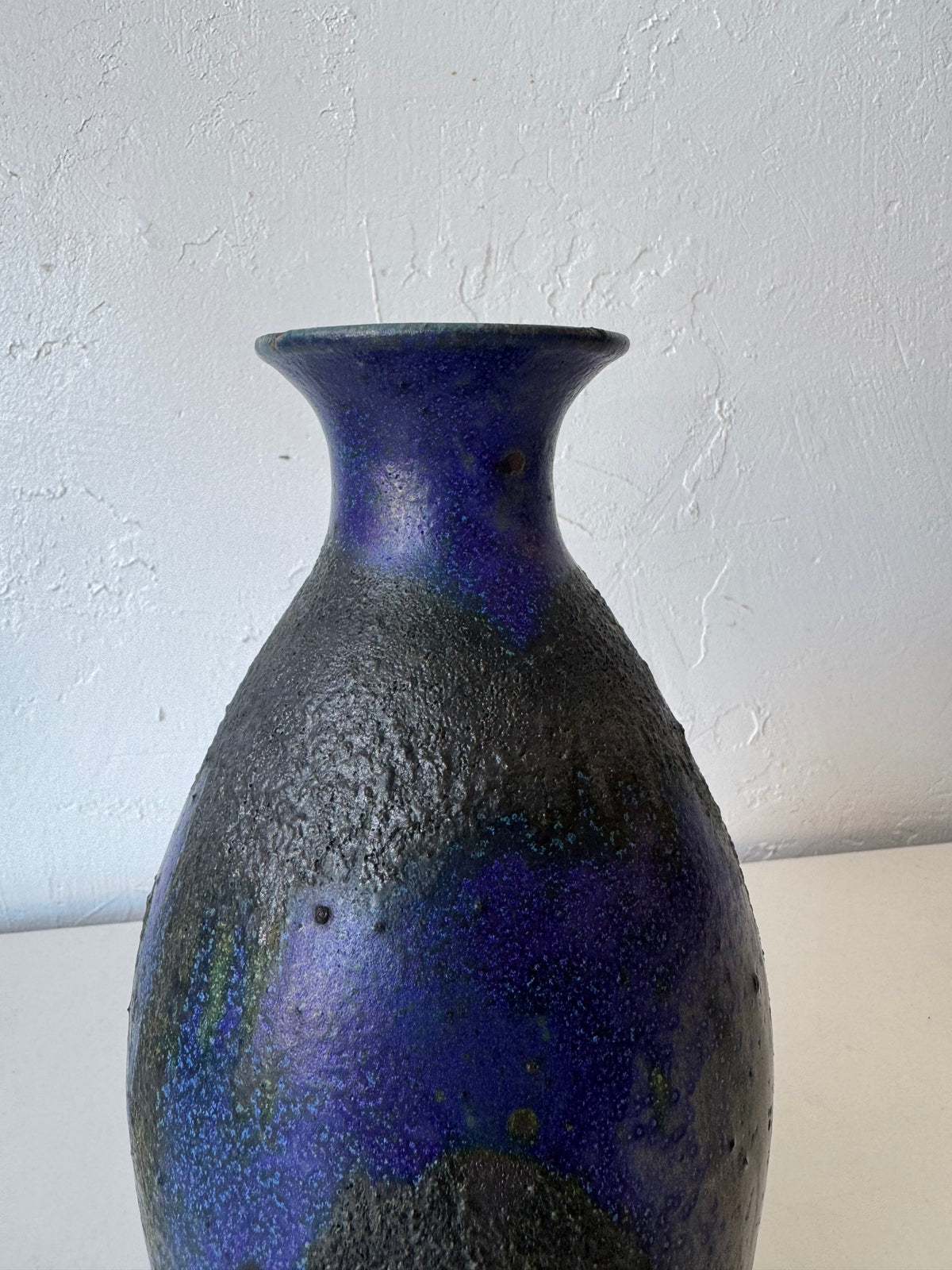 Michael Cohen Studio Pottery Cobalt Glaze Vase