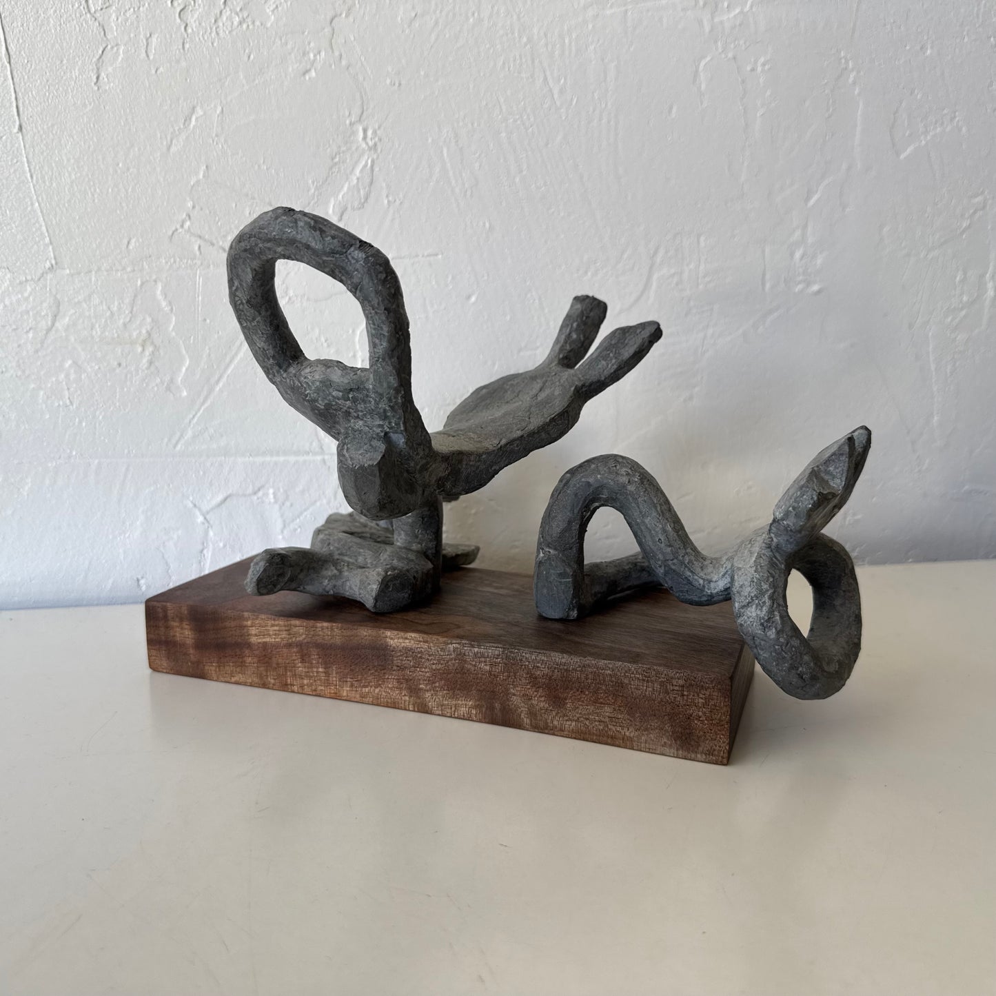 Susan Opie Abstract Lead Sculpture, 1960’s