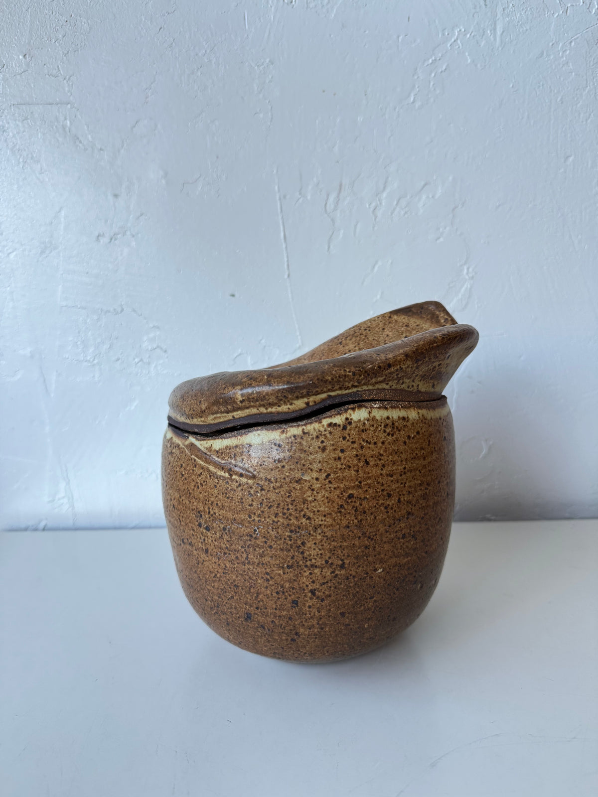 Kaaren Stoner Lidded Abstract Ceramic Canister